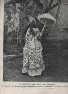 L'ILLUSTRATION 21 08 1909  PAPEETE TAHITI - AVIATION BETHENY - BARCELONE MONTJUICH - ST WANDRILLE - MELILLA - SHAH PERSE - L'Illustration