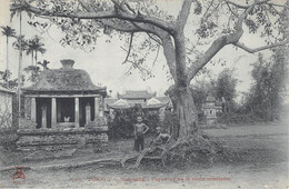 CPA ASIE TONKIN HAIPHONG PAGODONS DE LA ROUTE CIRCULAIRE - Vietnam