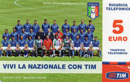 ITALY - PREPAID - TIM - NAZIONALE ITALIA - SOCCER FOOTBALL - GNM5-C ETU D3 LUG.2012 - [2] Sim Cards, Prepaid & Refills