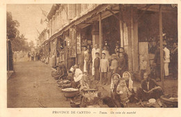 CPA ASIE PROVINCE DE CANTHO TRAON UN COIN DU MARCHE - Vietnam