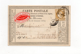 !!! CARTE PRECURSEUR TYPE CERES AVEC ETIQUETTE - Precursor Cards