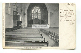 Bournemouth - St Swithun's Church Interior And Organ Pipes - 1903 Used Postcard, Published By H G Willis - Bournemouth (fino Al 1972)