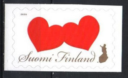 Finland  2020. Greetings Stamps. 2 Hearts. MNH** - Neufs