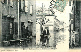 Givors * La Grande Rue * Inondations De Février 1904 * Crue * Comptoir National - Givors