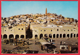 CPM- GHARDAÏA - Le Souk - Vue Panoramique*2 SCANS - Ghardaïa