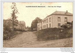 SAINTE - MARIE ..--  Une Rue Du Village .   Vers MONS ( Mr Vital DEPIERREUX ) . Voir Verso .. - Libramont-Chevigny