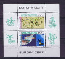 Cyprus (Turkish Republic) Space 1983 CEPT, EUROPA SPACELAB STS 9. Skylab, Spacelab Ancestor. Sheetlet - Autres & Non Classés