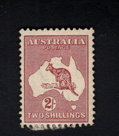 1371724952 SCOTT 125 (X) SCHARNIER HINGED MIT FALZ -  KANGAROO AND MAP - Mint Stamps