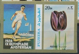 Fujeira 1968 JO 1928 Athletisme Tulipe  Imperf   MNH - Estate 1928: Amsterdam