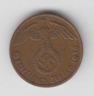 1 REICHPFENNIG 1938 A - 1 Reichspfennig