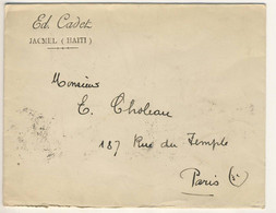 (C01) - HAITI - LETTRE - COVER JACMEL => FRANCE  1928  Y&T 253 X5 - SCOTT 315 X5 - Haïti