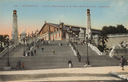 France (13 Marseille) - Escalier Monumental De La Gare - Station Area, Belle De Mai, Plombières