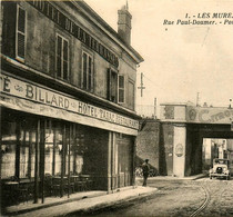 Les Mureaux * Débit De Tabac Tabacs TABAC Hôtel De La Terrasse Billard , Rue Paul Doumer , Pont Du Chemin De Fer - Les Mureaux