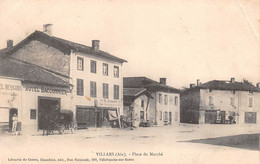 01 - Villars - Place Du Marché Animée - Hôtel BRACONNIER - Villars-les-Dombes