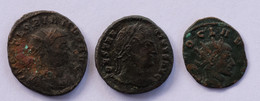 Roman Empire - 1x Florianus / 1x Constantius I.  / 1x Claudius II. Gothicus - F! (#L1a) - Der Spätrömanischen Reich (363 / 476)