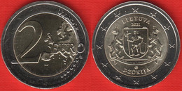 Lithuania 2 Euro 2021 "Region Dzukija" BiMetallic Coin UNC - Lithuania