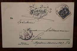 1898 Fritz REUTER BREMEN Stadtbriefe Privatpost Stadtpost Privat Poste Privée Allemagne Cover Litho - Correos Privados & Locales