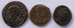 Roman Empire - 1x Aurelianus / 1x Constans / 1x Constantius I. - F! (#L6a) - Der Spätrömanischen Reich (363 / 476)