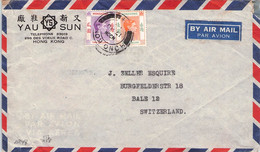 HONGKONG - AIRMAIL 1948 > BASEL/CH / GR121 - Storia Postale