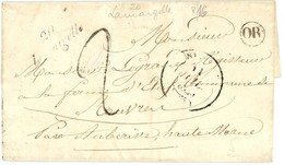 PROMO 11 JUILLET 1849 Cursive La Margelle Vers Rouvre Haute Marne Ind 16 - 1801-1848: Précurseurs XIX