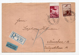 1939. KINGDOM OF YUGOSLAVIA,SERBIA,NOVI VRBAS TO GERMANY,TPO 8 SUBOTICA-BEOGRAD,AIRMAIL REGISTERED COVER - Airmail