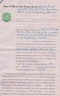 Ireland Kerry Valentia Revenues 1925 Fisheries Loan Bond Fishermen Of Beginish Island IFS GD 5s Die A In Green 7-12-25 - Non Classificati