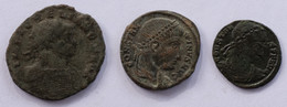 Roman Empire - 1x Aurelianus / 1x Constans / 1x Constantius I. - F! (#L11a) - El Bajo Imperio Romano (363 / 476)