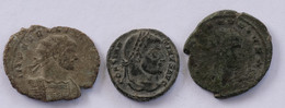 Roman Empire - 1x Aurelianus / 1. Constantius I.  /  1x Claudius II. Gothicus - F! (#L14a) - Der Spätrömanischen Reich (363 / 476)