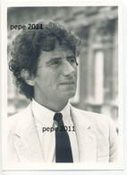 Photographie 13x18 Cm - Photo Dédicacée Jack LANG - Autographe Original Au Dos - Signed Photographs