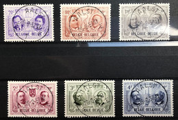 België, 1957, 1013/18, Prachtig Centraal Gestempeld AALST, OBP 7€ - Gebruikt