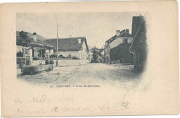 Couvet, Rue St-Gervais. Circulée 1902. - Couvet