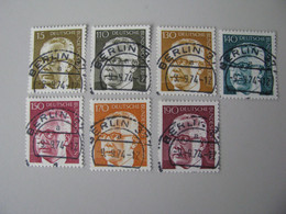 Berlin  427 - 433  O - Used Stamps