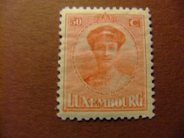 LUXEMBURGO LUXEMBOURG 1924-26 CHARLOTTE Yv 155 * - 1921-27 Charlotte Di Fronte