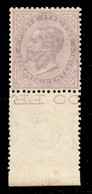 Regno - Vittorio Emanuele II - 1863 - 60 Cent De La Rue (L21) Con Intero Bordo Foglio In Basso - Gomma Integra - Ottimam - Autres & Non Classés