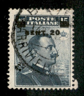 Regno - Vittorio Emanuele III - 1916 - Michetti 20 Cent Su 15 Con Doppia Soprastampa (106c) Usato - Autres & Non Classés