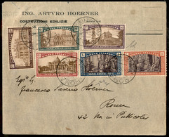 Regno - Vittorio Emanuele III - 1946 - Anno Santo Serie Completa (169/174) Su Lettera Da Roma Per Città Del 3.10.25 - Autres & Non Classés