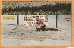 Ft Lauderdale FL GA Coca Cola Advertising Sign Old Postcard - Fort Lauderdale