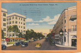 Tampa FL GA Coca Cola Advertising Sign Old Postcard - Tampa