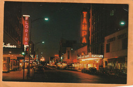 Tampa FL GA Coca Cola Advertising Sign Old Postcard - Tampa