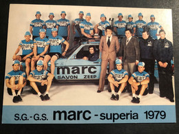 Marc Superia - 1979 - Team - Carte / Card - Cyclist - Cyclisme - Ciclismo -wielrennen - Ciclismo