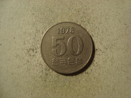 MONNAIE COREE DU SUD 50 WON 1978 - Corée Du Sud