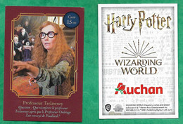 Auchan "Harry Potter Wizarding World" Professeur Trelawney 15/90 - 2scans - Harry Potter