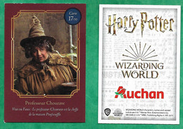 Auchan "Harry Potter Wizarding World" Professeur Chourave 17/90 - 2scans - Harry Potter