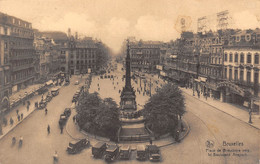 BRUXELLES - Place De Brouckère Vers Le Boulevard Anspach - Lanen, Boulevards