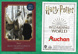 Auchan "Harry Potter Wizarding World" Buck 40/90 - 2scans - Harry Potter