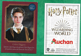 Auchan "Harry Potter Wizarding World" Cédric Diggory 50/90 - 2scans - Harry Potter