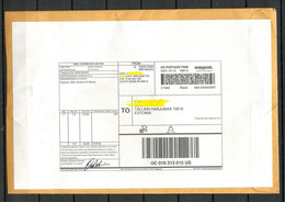 USA 2021 Cover To ESTONIA Easypost.com With Custom Declaration Form - Brieven En Documenten