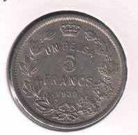 ALBERT I * 5 Frank / 1 Belga 1933 Frans Pos.B * Nr 10631 - 5 Francs & 1 Belga