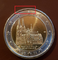 Variété : Allemagne : Présidence De La Rhénanie-du-Nord-Westphalie Au Bundesrat. 2 Euros 2011 (Lettre J) - Variëteiten En Curiosa