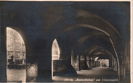 Delcampe - Görlitz In Der Lausitz (Goerlitz, Saxe) Baumläuben Am Untermarkt - Publicité Klokzeep - Görlitz